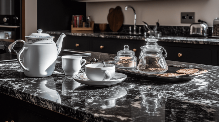 Столешница из гранита Black Forest (Блэк Форест)