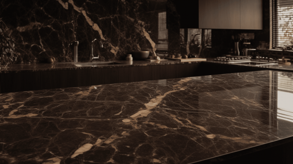 Столешница из мрамора Emperador Dark Classico (Имперадор Дарк Классико)